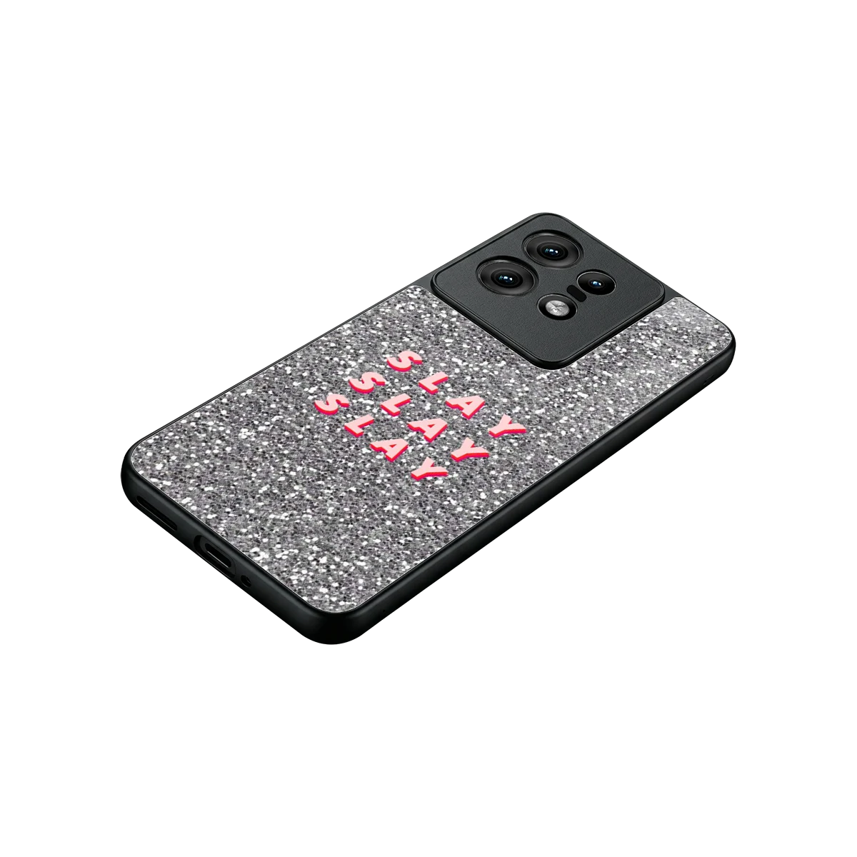 Slay stylish phone case for motorola edge 50 pro | glossy glass and slim fit