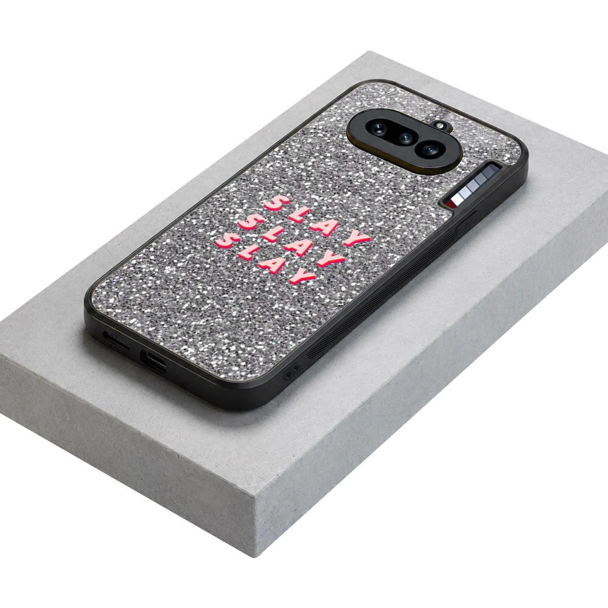 Slay stylish phone case for nothing phone 4a | glossy glass and slim fit