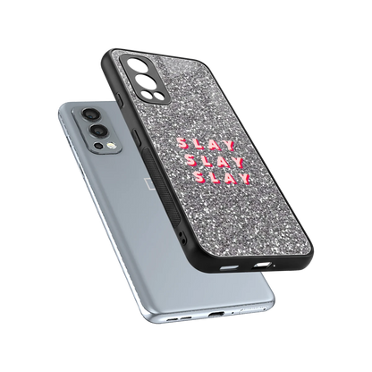 Slay sleek oneplus nord 2 cover with tempered glass back and TPU edges