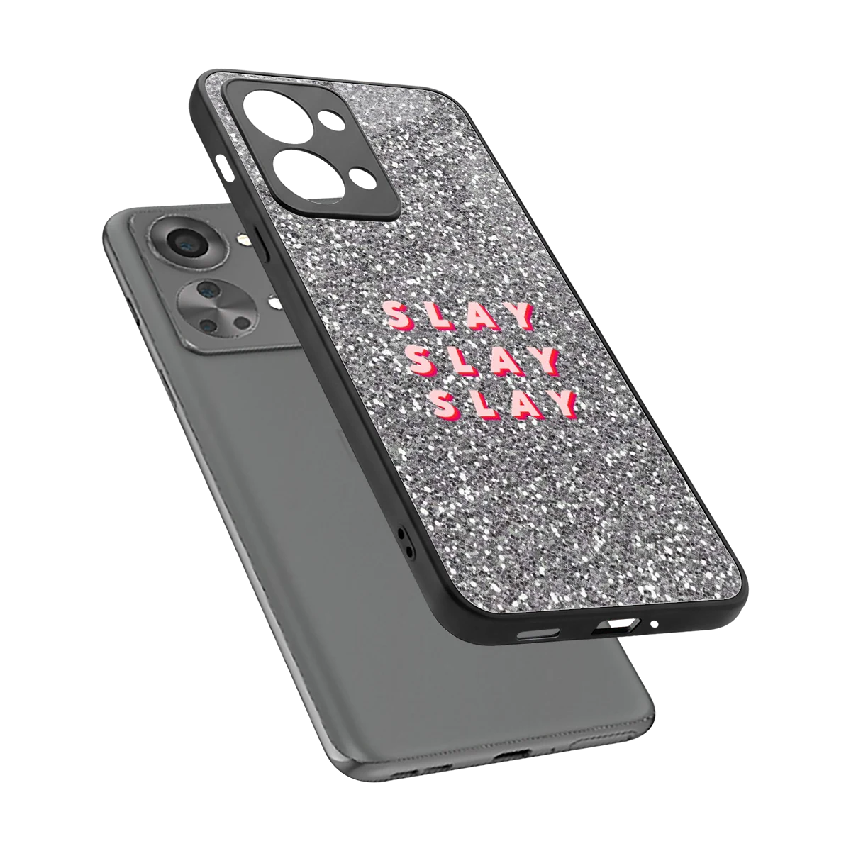 Slay sleek oneplus nord 2t cover with tempered glass back and TPU edges
