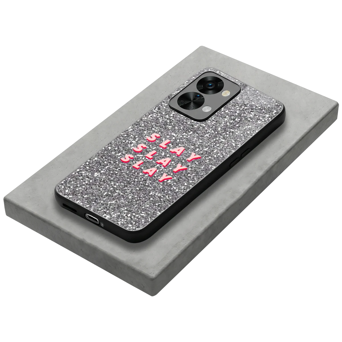 Slay stylish phone case for oneplus nord 2t | glossy glass and slim fit