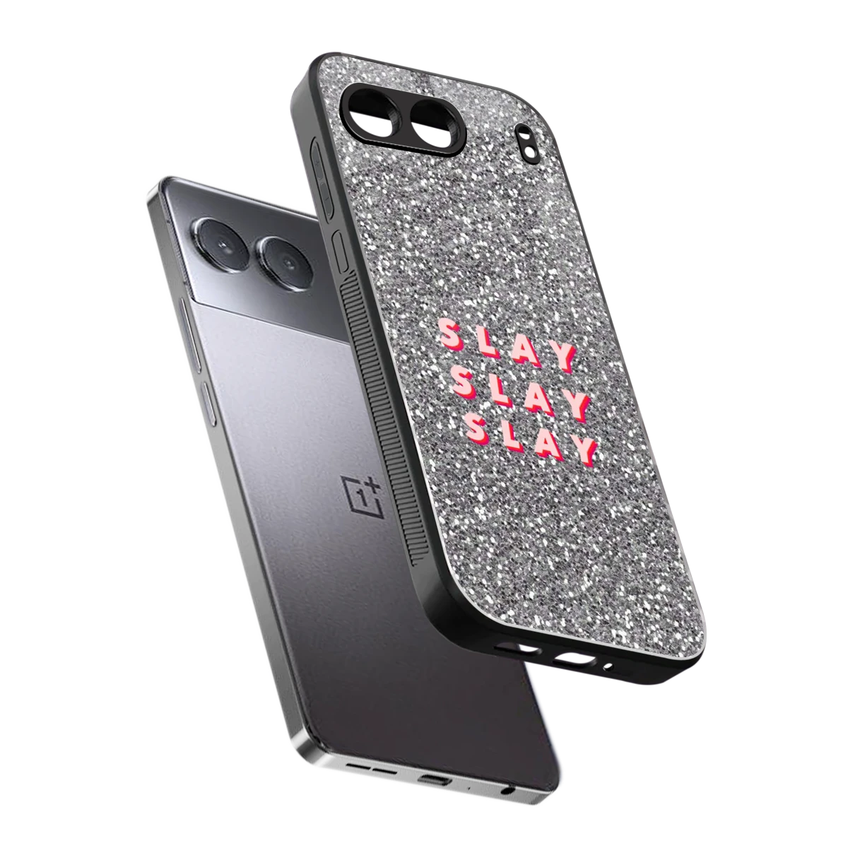 Slay sleek oneplus nord 4 cover with tempered glass back and TPU edges