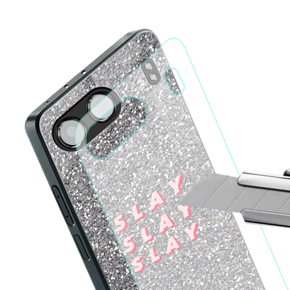 Slay stylish phone case for oneplus nord 4 | glossy glass and slim fit