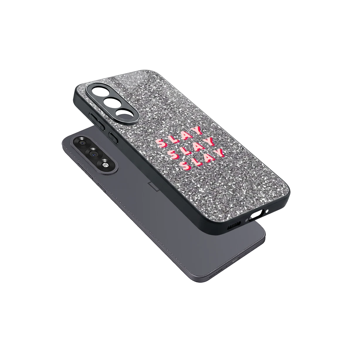 Slay sleek oneplus nord 5 cover with tempered glass back and TPU edges