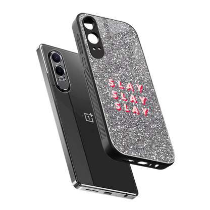 Slay sleek oneplus nord ce 4 lite cover with tempered glass back and TPU edges