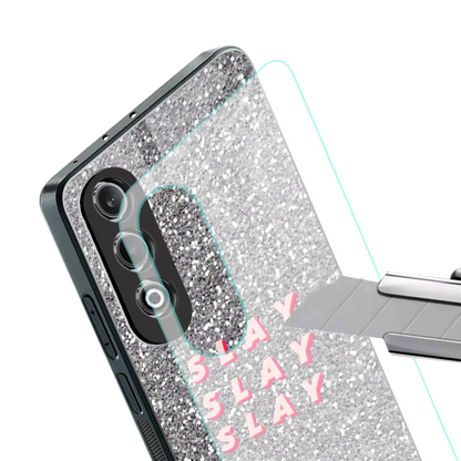 Slay stylish phone case for oneplus nord ce 4 | glossy glass and slim fit