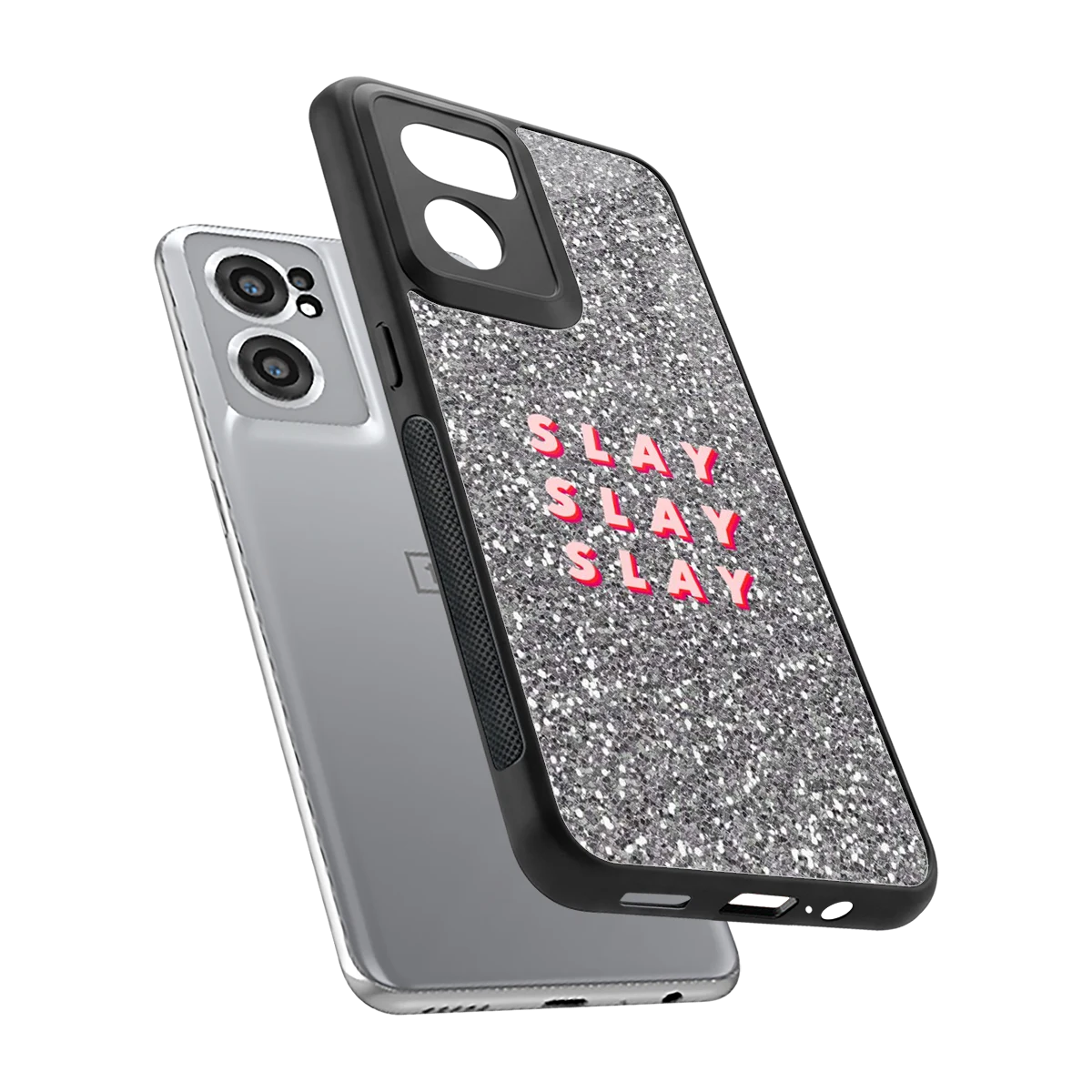 Slay sleek oneplus nord ce 2 cover with tempered glass back and TPU edges