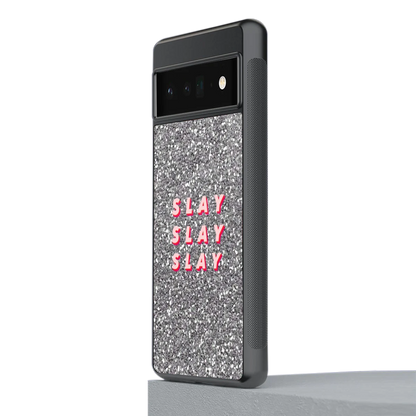 Slay stylish phone case for google pixel 6 pro | glossy glass and slim fit
