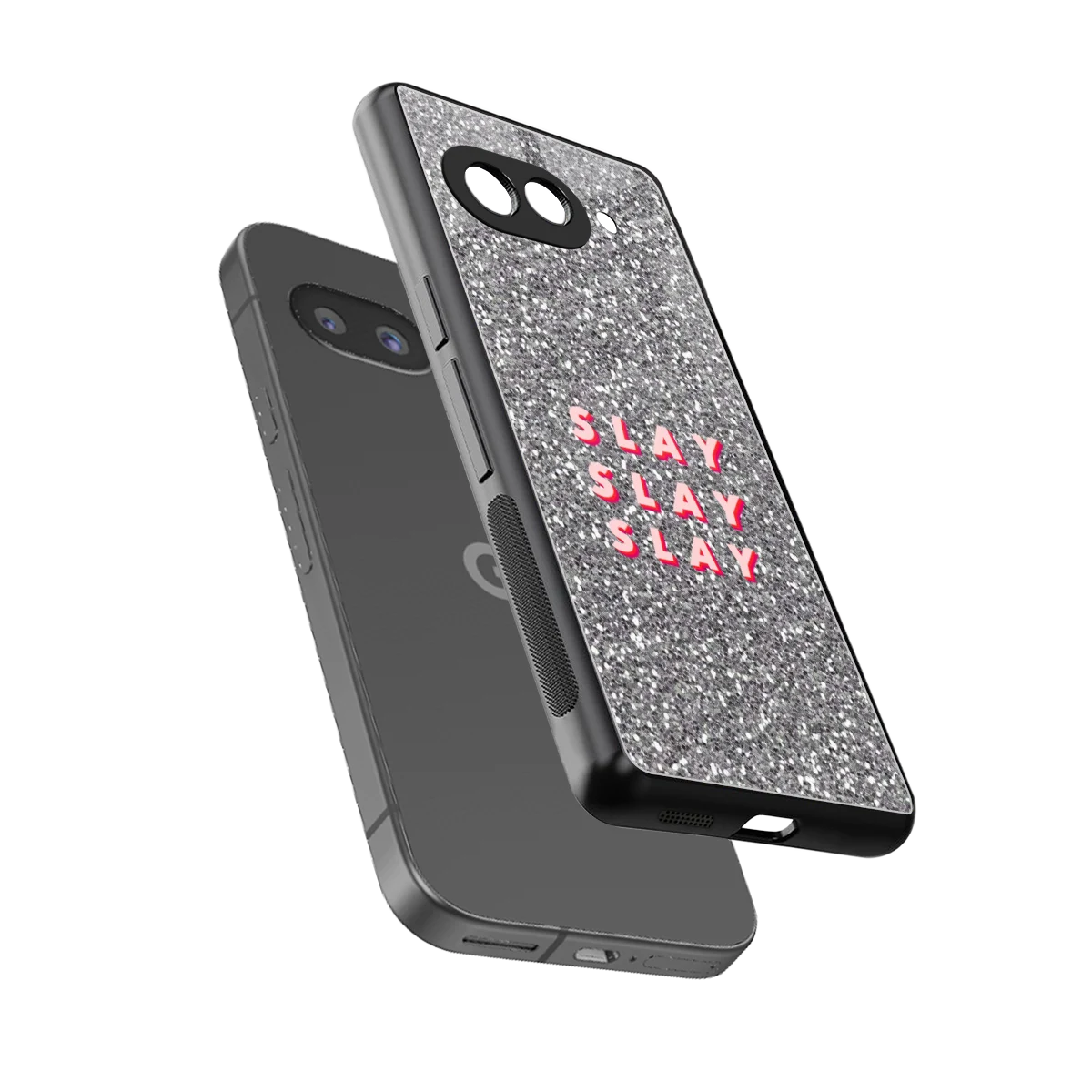 Slay sleek google pixel 10a cover with tempered glass back and TPU edges