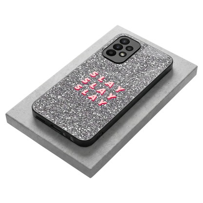 Slay stylish phone case for samsung galaxy a23 | glossy glass and slim fit