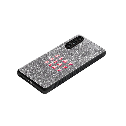 Slay stylish phone case for samsung galaxy a55 5g | glossy glass and slim fit