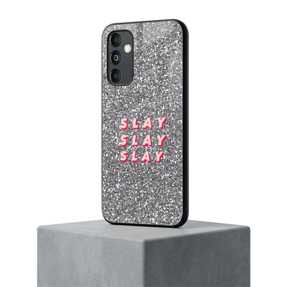 Slay samsung galaxy m14 5g mobile cover | shockproof glass phone case