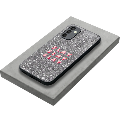 Slay stylish phone case for samsung galaxy m14 5g | glossy glass and slim fit