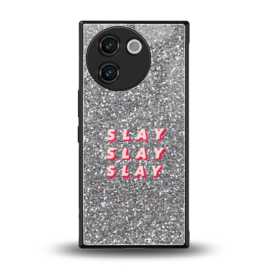 Slay back phone cover | glass case for vivo v30e
