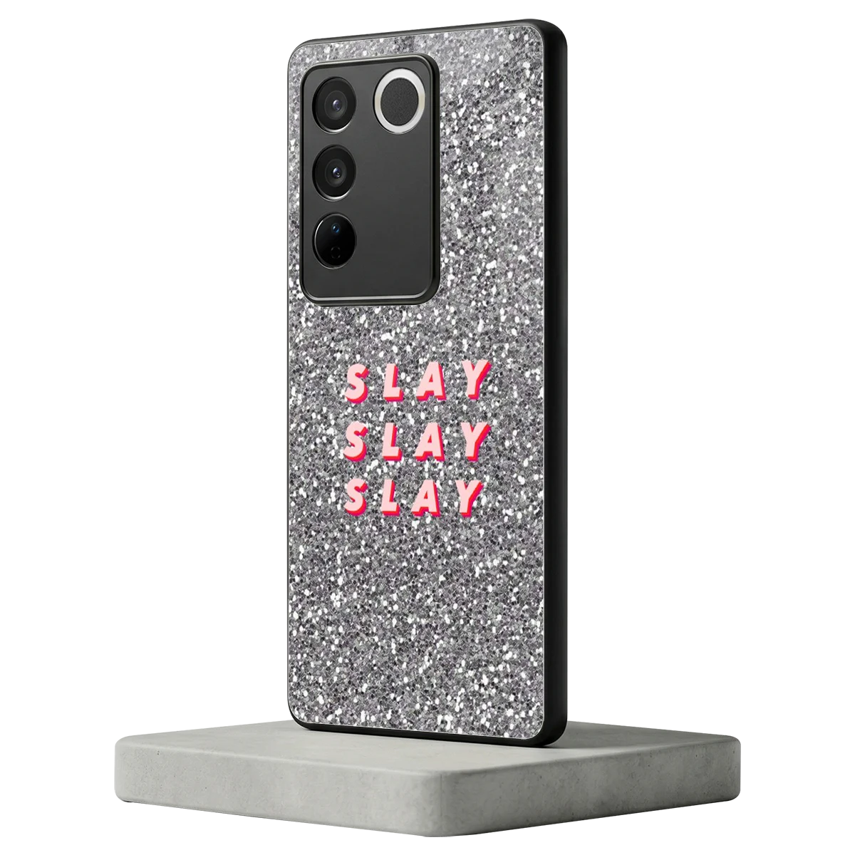 Slay vivo v27 5g mobile cover | shockproof glass phone case