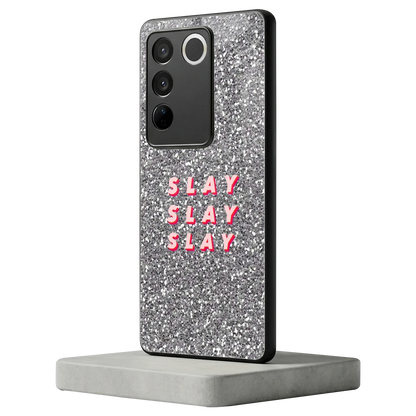 Slay vivo v27 5g mobile cover | shockproof glass phone case