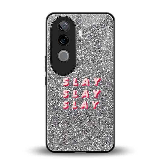 Slay back phone cover | glass case for vivo v40e