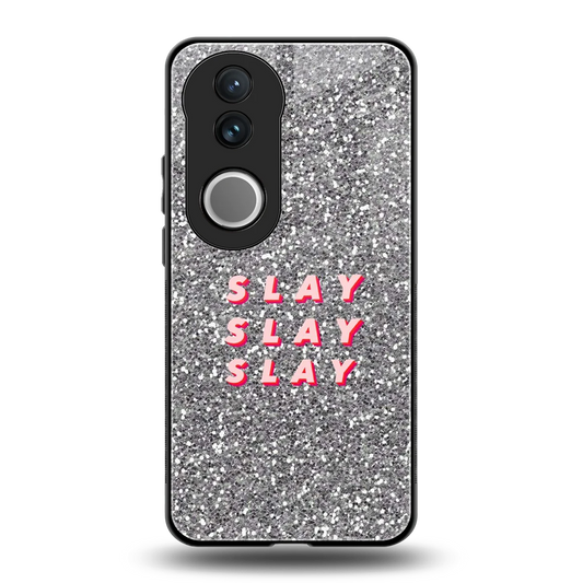 Slay back phone cover | glass case for vivo v50