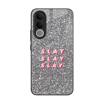Slay back phone cover | glass case for vivo v70 fe