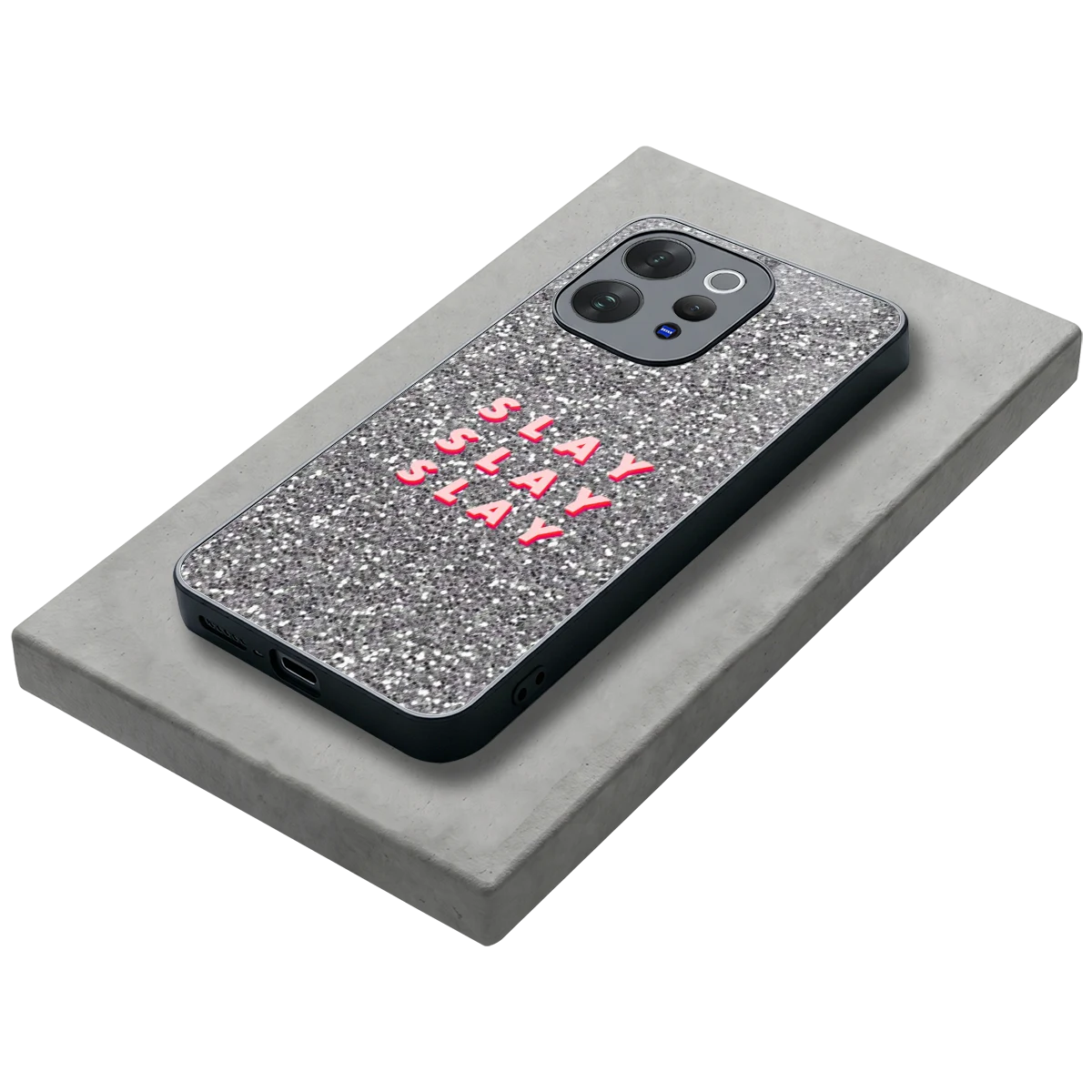 Slay stylish phone case for vivo v70 elite | glossy glass and slim fit
