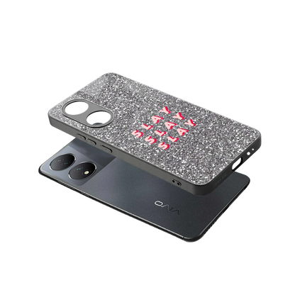 Slay sleek Vivo-y100 cover with tempered glass back and TPU edges