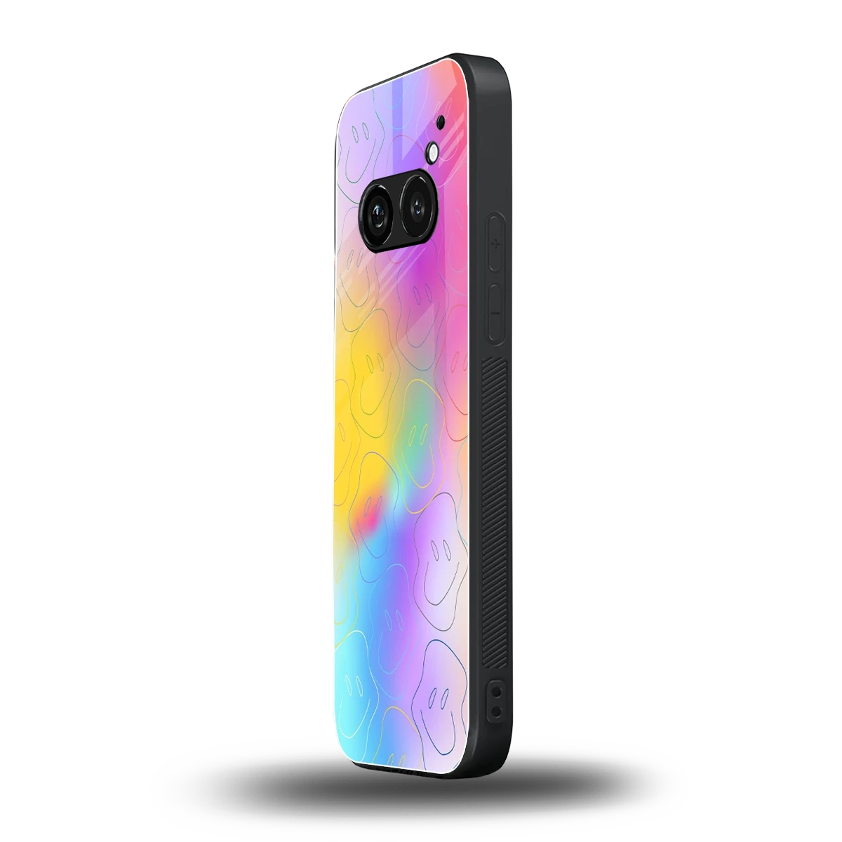 Smiley Colorburst nothing phone 2a mobile cover | shockproof glass phone case