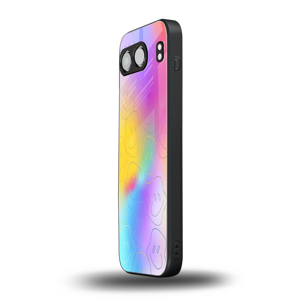 Smiley Colorburst oneplus nord 4 mobile cover | shockproof glass phone case