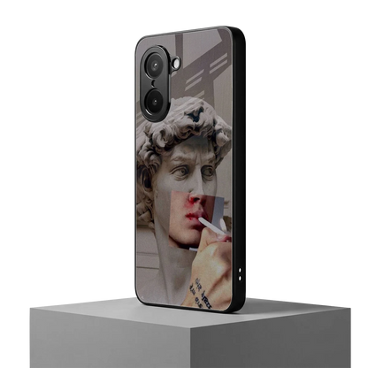 Smokin David oneplus nord ce5 5g mobile cover | shockproof glass phone case