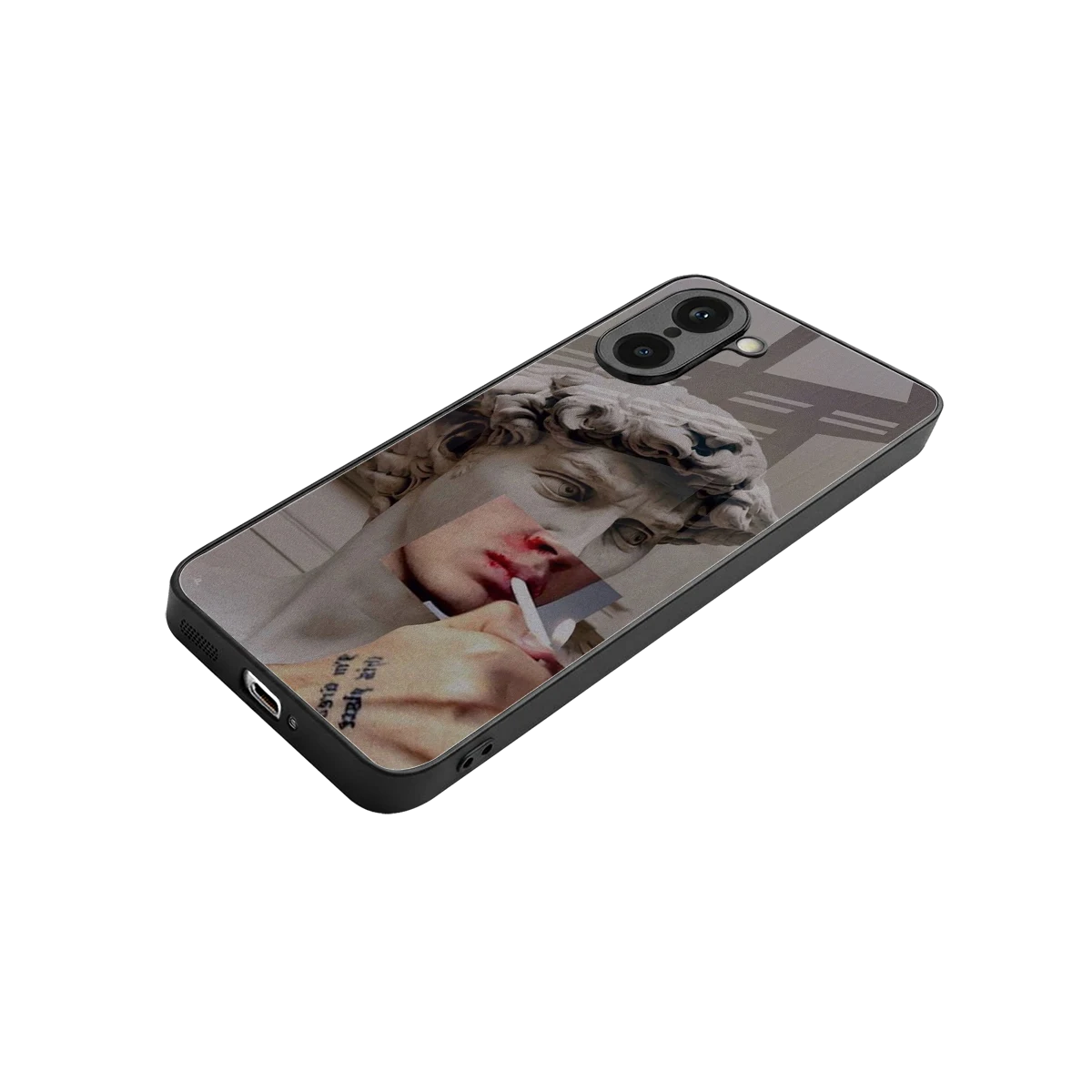 Smokin David stylish phone case for oneplus nord ce5 5g | glossy glass and slim fit