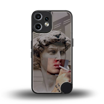 Smokin David back phone cover | glass case for cmf nothing phone 2 pro