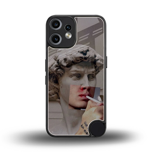 Smokin David back phone cover | glass case for cmf nothing phone 2 pro