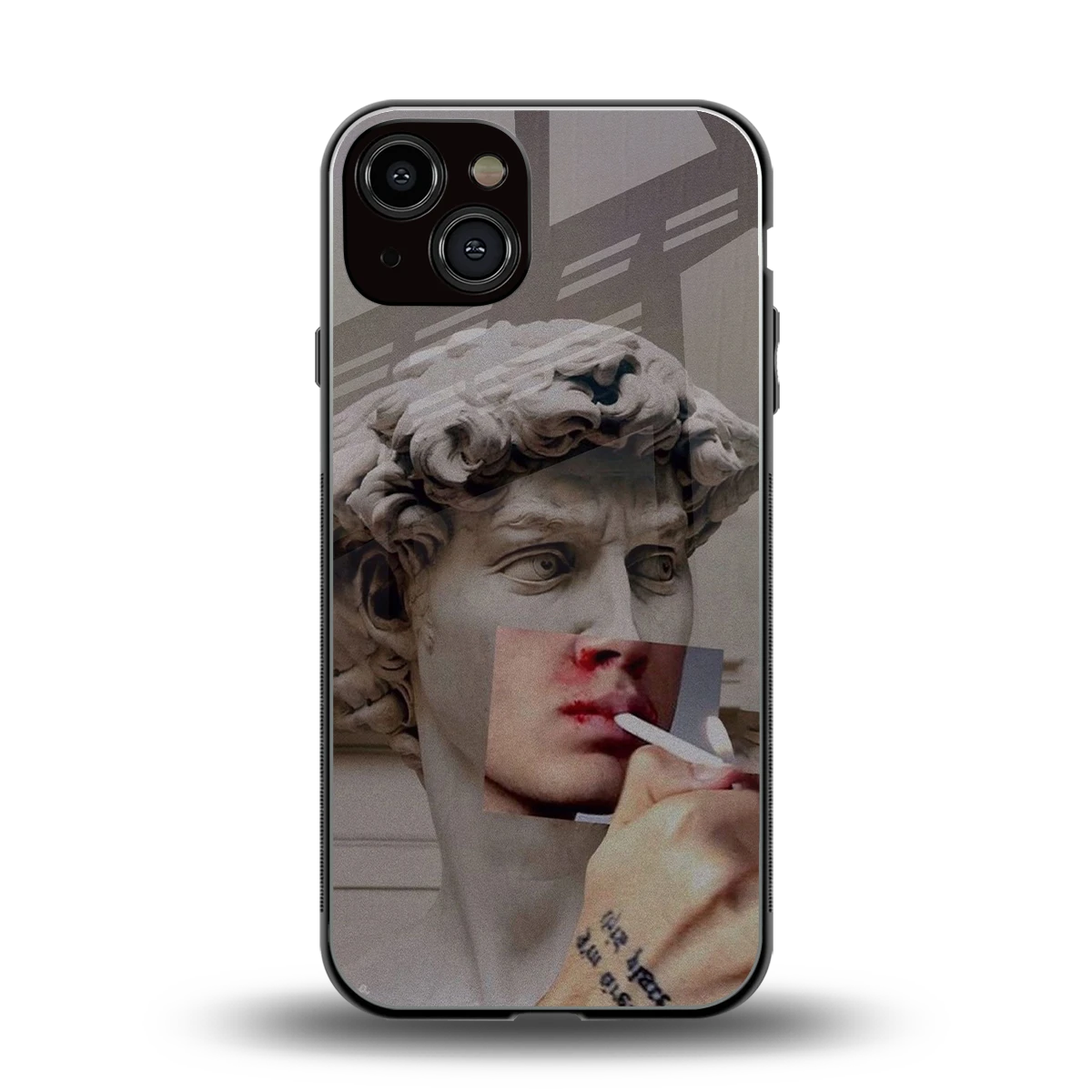 Smokin David back phone cover | glass case for iphone 14
