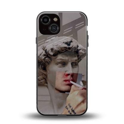 Smokin David back phone cover | glass case for iphone 14