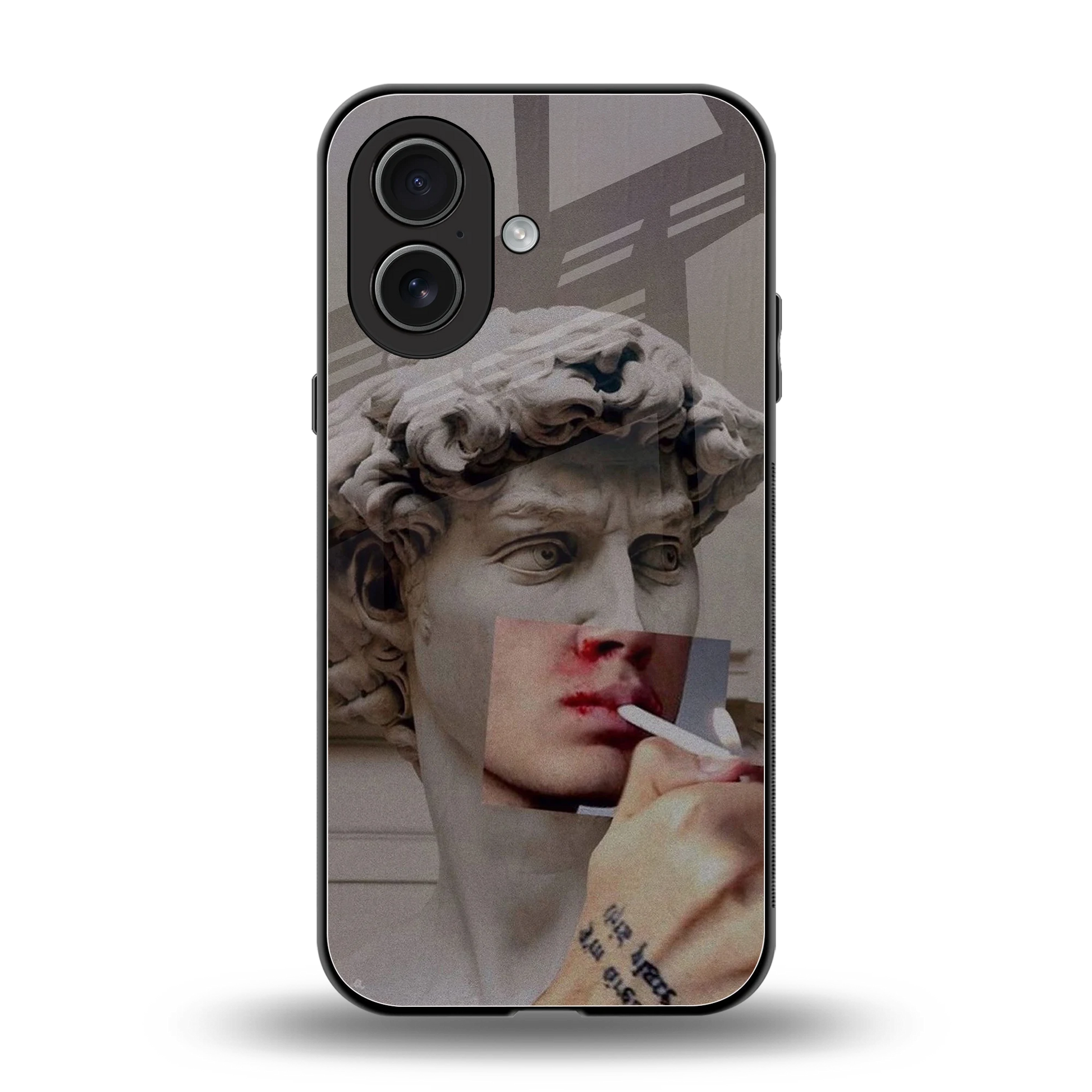 Smokin David back phone cover | glass case for iphone 17