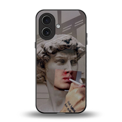 Smokin David back phone cover | glass case for iphone 17