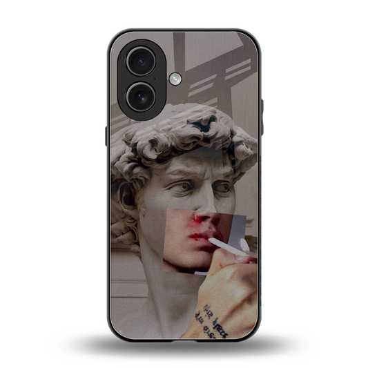 Smokin David back phone cover | glass case for iphone 17