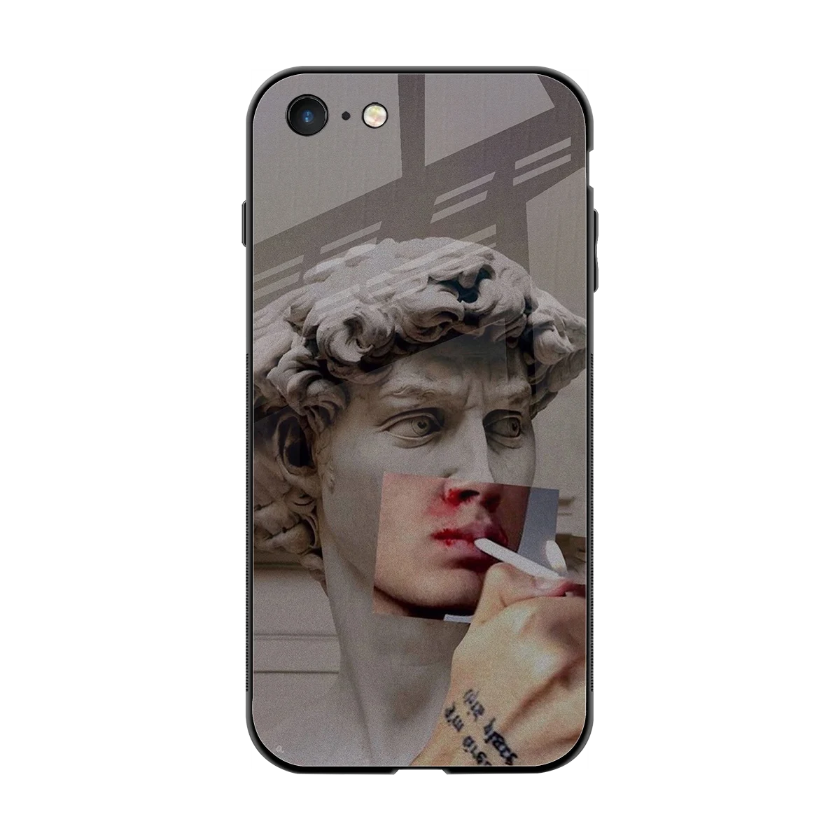 Smokin David back phone cover | glass case for iphone 7