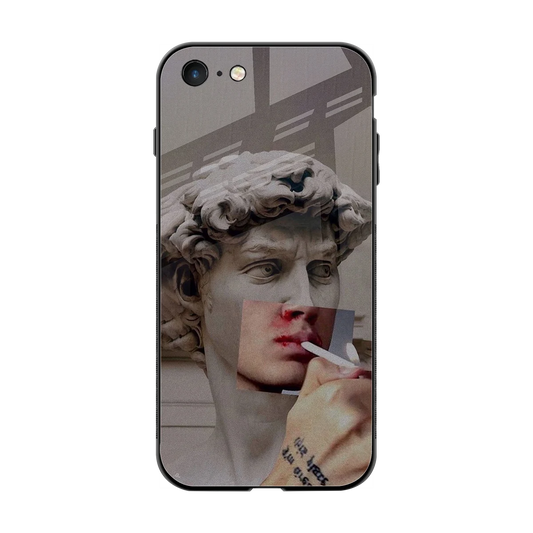 Smokin David back phone cover | glass case for iphone 7
