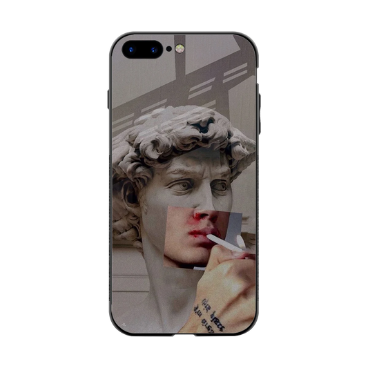 Smokin David back phone cover | glass case for iphone 8 plus