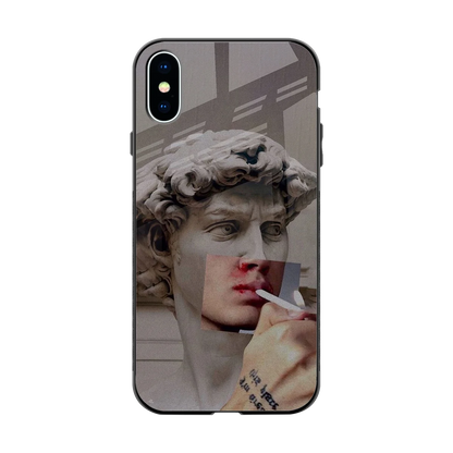 Smokin David back phone cover | glass case for iphone xs