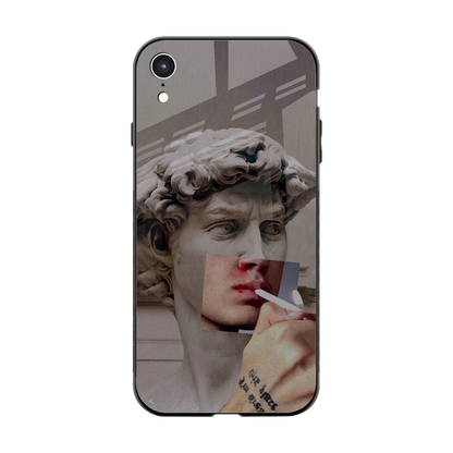Smokin David back phone cover | glass case for iphone xr