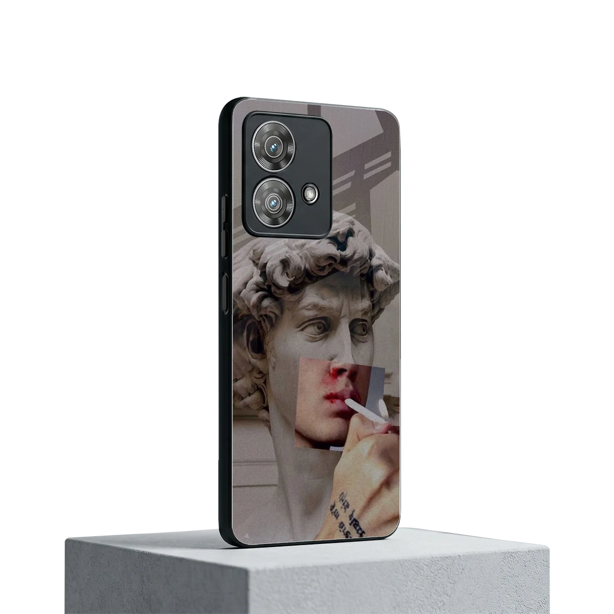 Smokin David motorola edge 40 neo 5g mobile cover | shockproof glass phone case