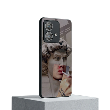 Smokin David motorola edge 40 neo 5g mobile cover | shockproof glass phone case