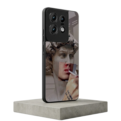 Smokin David motorola edge 50 pro mobile cover | shockproof glass phone case