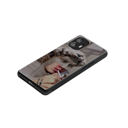 Smokin David stylish phone case for nothing phone 2 | glossy glass and slim fit