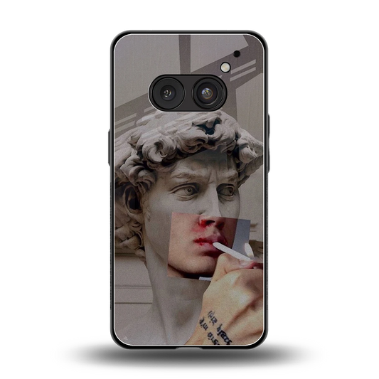 Smokin David back phone cover | glass case for nothing phone 2a
