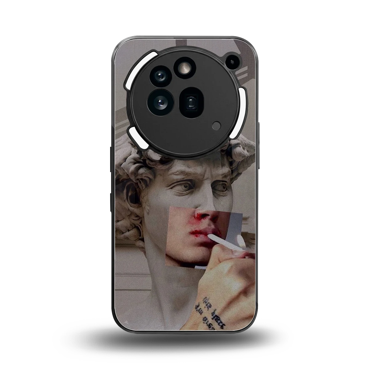 Smokin David back phone cover | glass case for nothing phone 3a pro