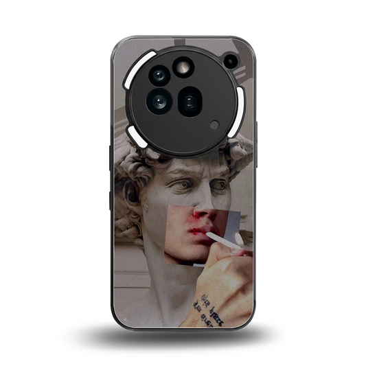 Smokin David back phone cover | glass case for nothing phone 3a pro