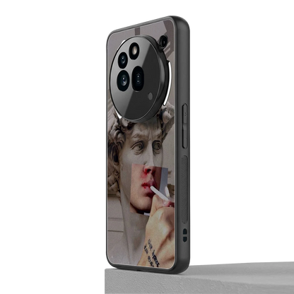 Smokin David nothing phone 3a pro mobile cover | shockproof glass phone case