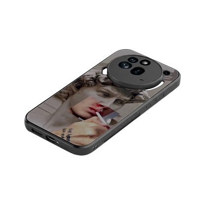 Smokin David stylish phone case for nothing phone 3a pro | glossy glass and slim fit